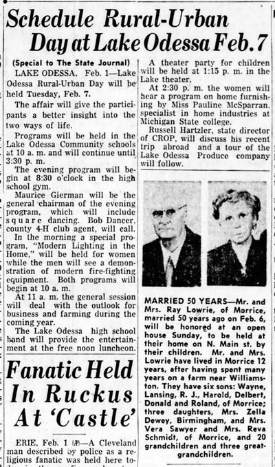 Lake Theatre - Feb 1956 4-H Event (newer photo)